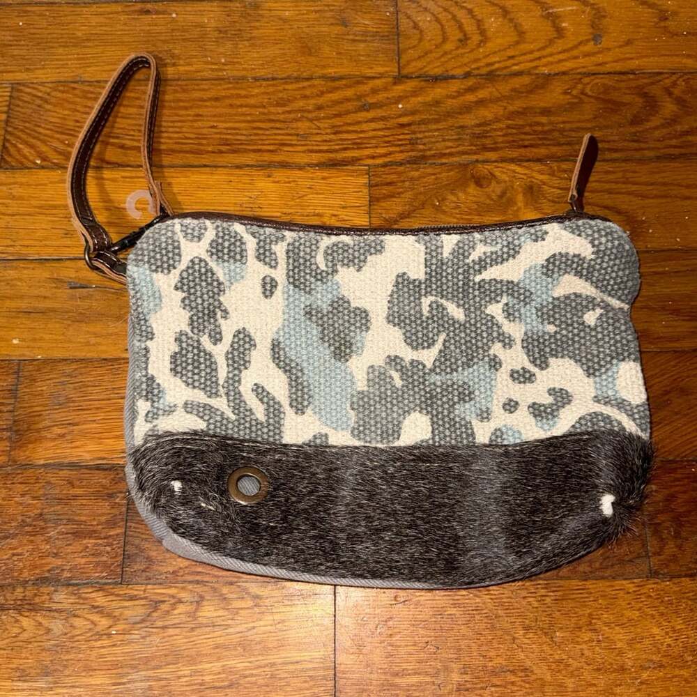 Myra Bag Camo Hairon Wristlet